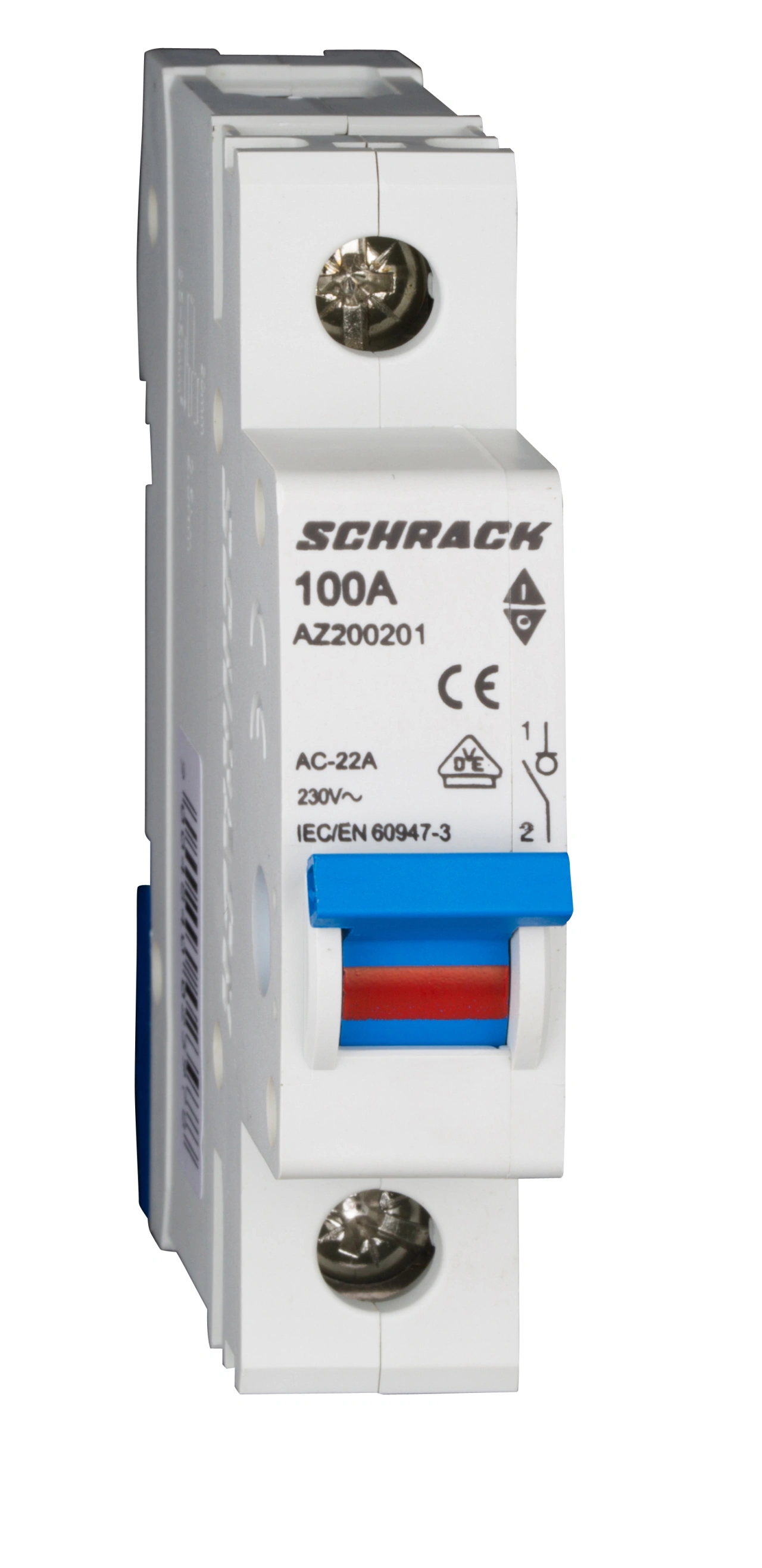 Comutator principal modular 100A, 1-pol