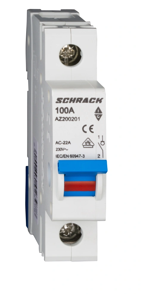 Comutator principal modular 100A, 1-pol