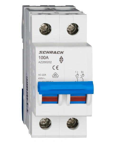 Comutator principal modular 100A, 2-poli