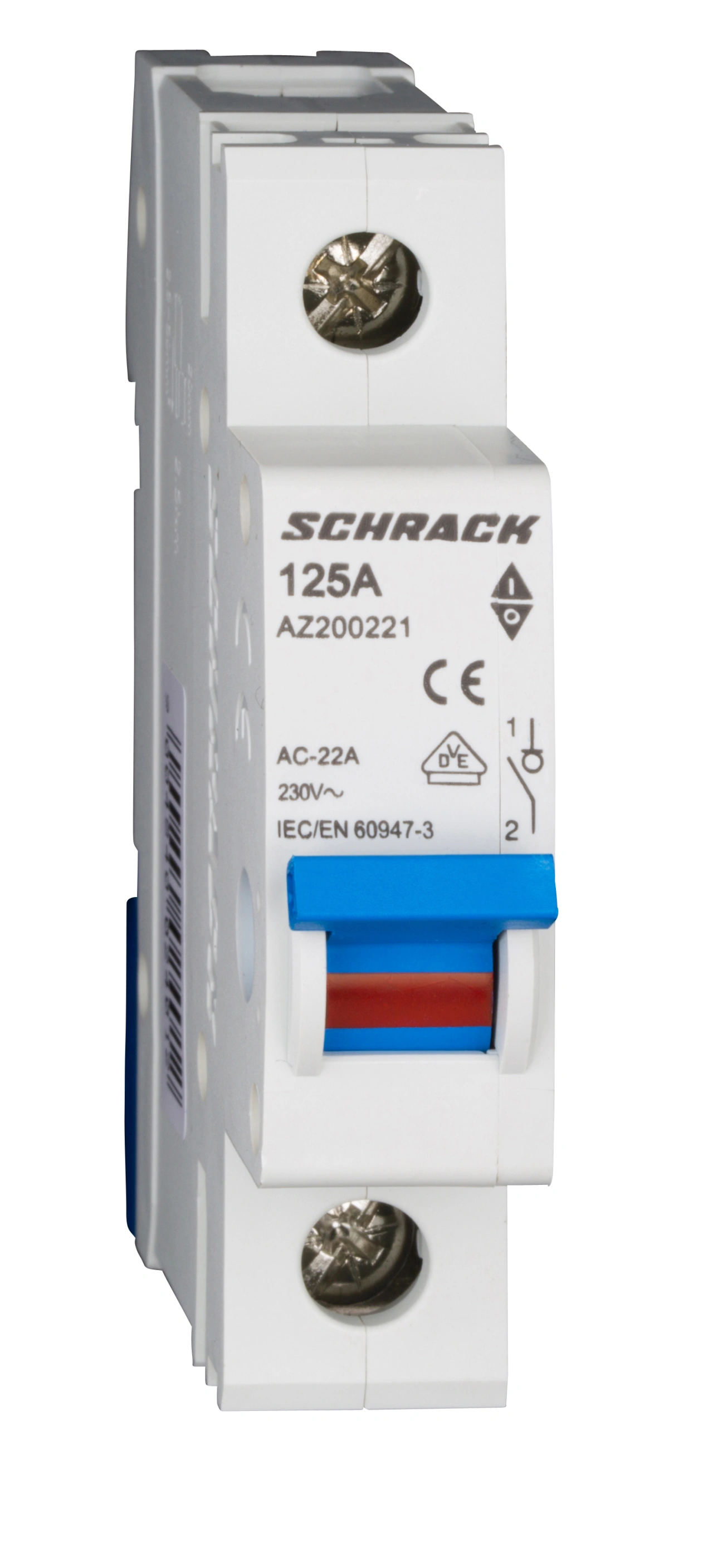 Comutator principal modular 125A, 1-pol