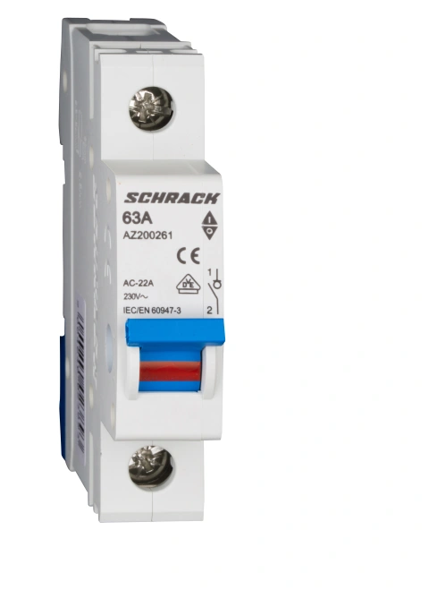 Comutator principal modular 63A, 1-pol