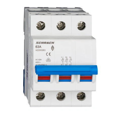 Comutator principal modular 63A, 3-poli