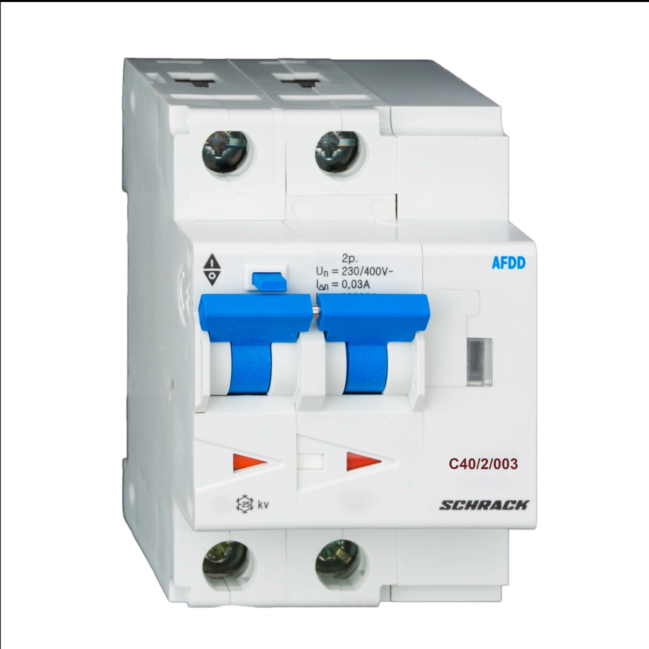 AFDD, seria Lisa, C 40 A, 2 poli, 30 mA, tip AC, 6 kA