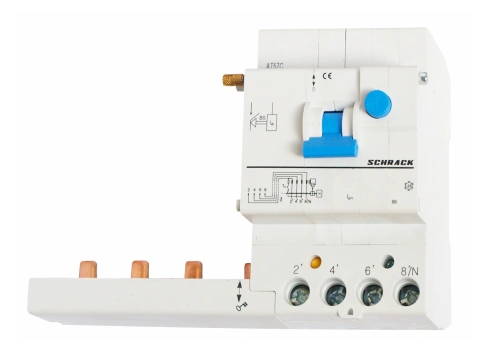 Bloc protectie dif. clipsabila 63A, 4poli 1A tip S, AC