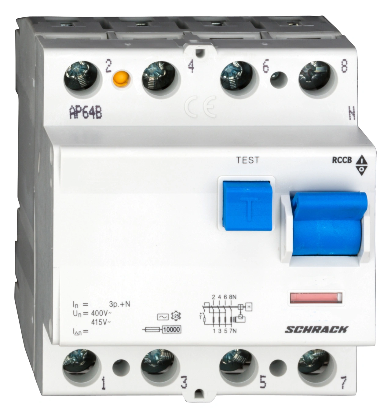 Intreruptor diferential 63A 4poli 500mA