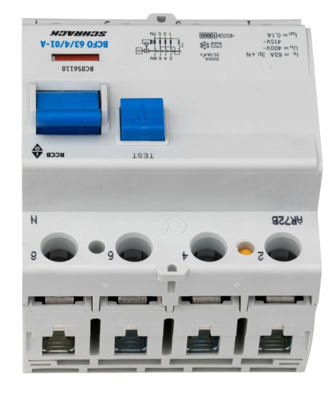 Întreruptor diferential 63A 4poli 100mA_5
