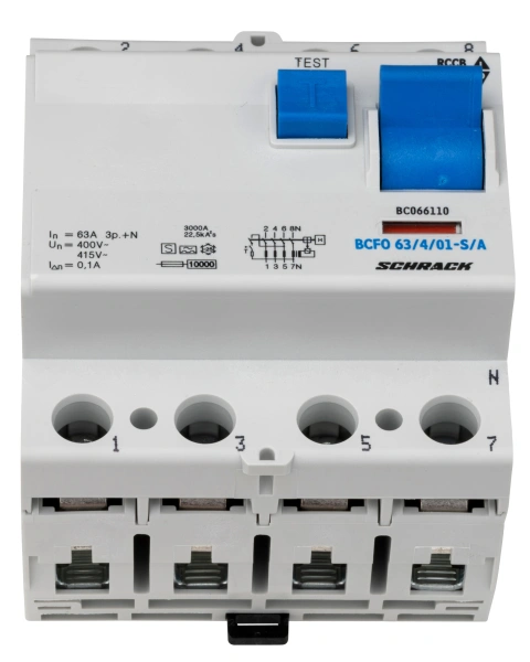 Întreruptor diferential 63A 4poli 100mA_1