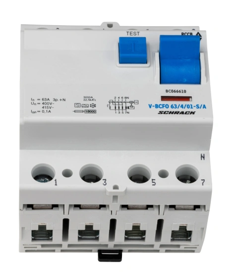 Întreruptor diferential 63A 4poli 100mA_1