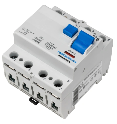 Întreruptor diferential 63A 4poli 100mA_8