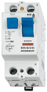Intreruptor diferential 40A 2poli 300mA