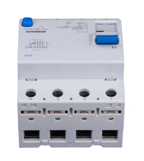 Întreruptor diferential 125A, 4-poli, 100mA, tip AC_5