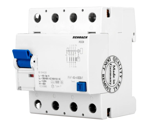 Residual current circuit breaker 40A, 4-p, 30mA, type F,G,V_2