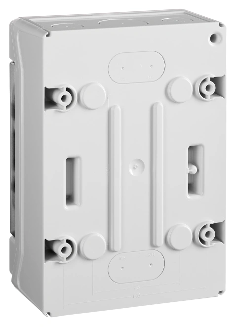 Dulap distrib. apl. IP65, 4UH pe 1 rând, cu uşă transparentă_2