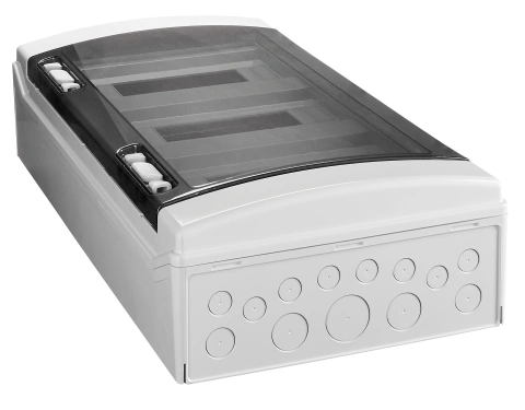 Dulap distrib. apl. IP65, 36U pe 3 rând, cu uşă transparentă_5