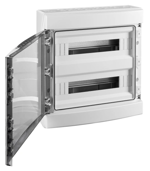 Distribution Board 2-row, 36MW, IP65, transparent door_1