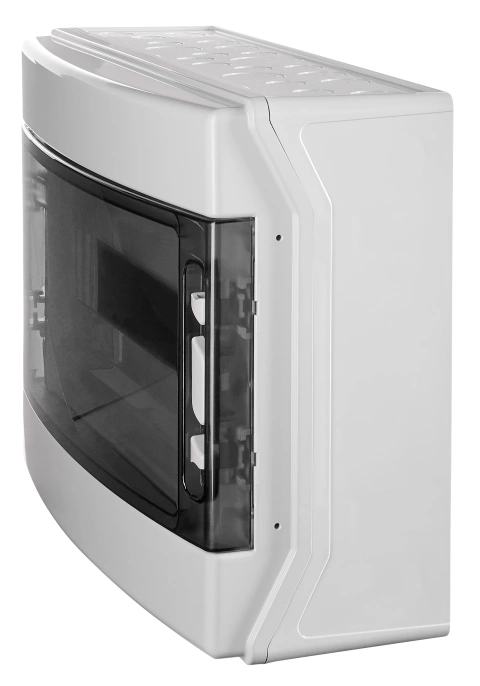 Dulap distrib. apl. IP65, 18U pe 1 rând, cu uşă transparentă_3