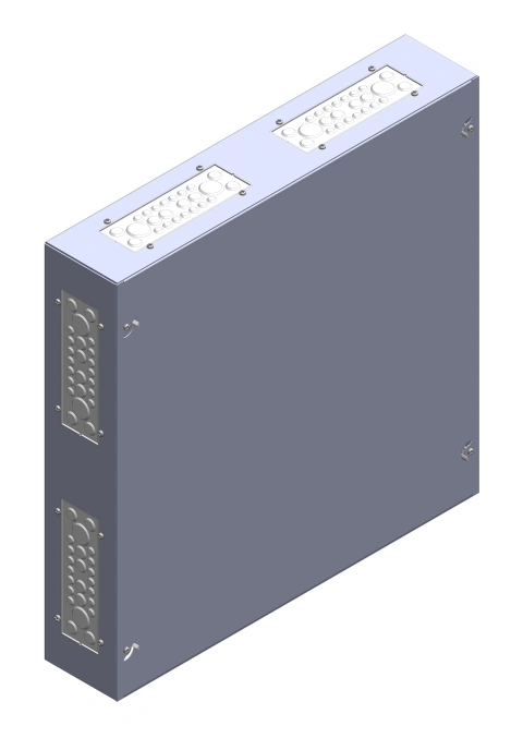 Cutie de conexiuni IP30 H=600 L=600 A=120 mm tablă metalică