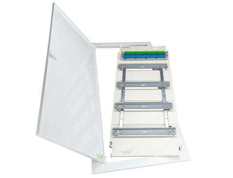 Ramă înaltă+uşă+insert pt. încastr. gipsc. 4r-48/56module