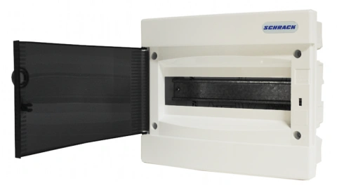 Flush-mounted enclosure 1-row, 12MW, for partition wall