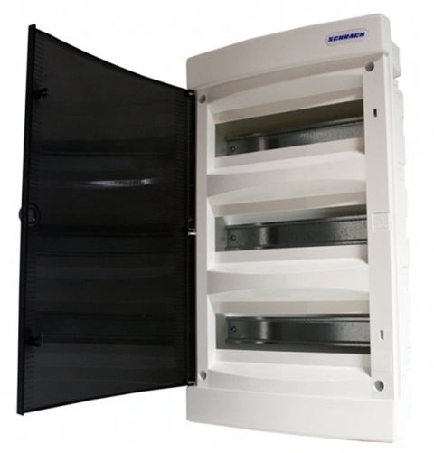 Flush-mounted enclosure 3-rows, 36MW, for partition wall