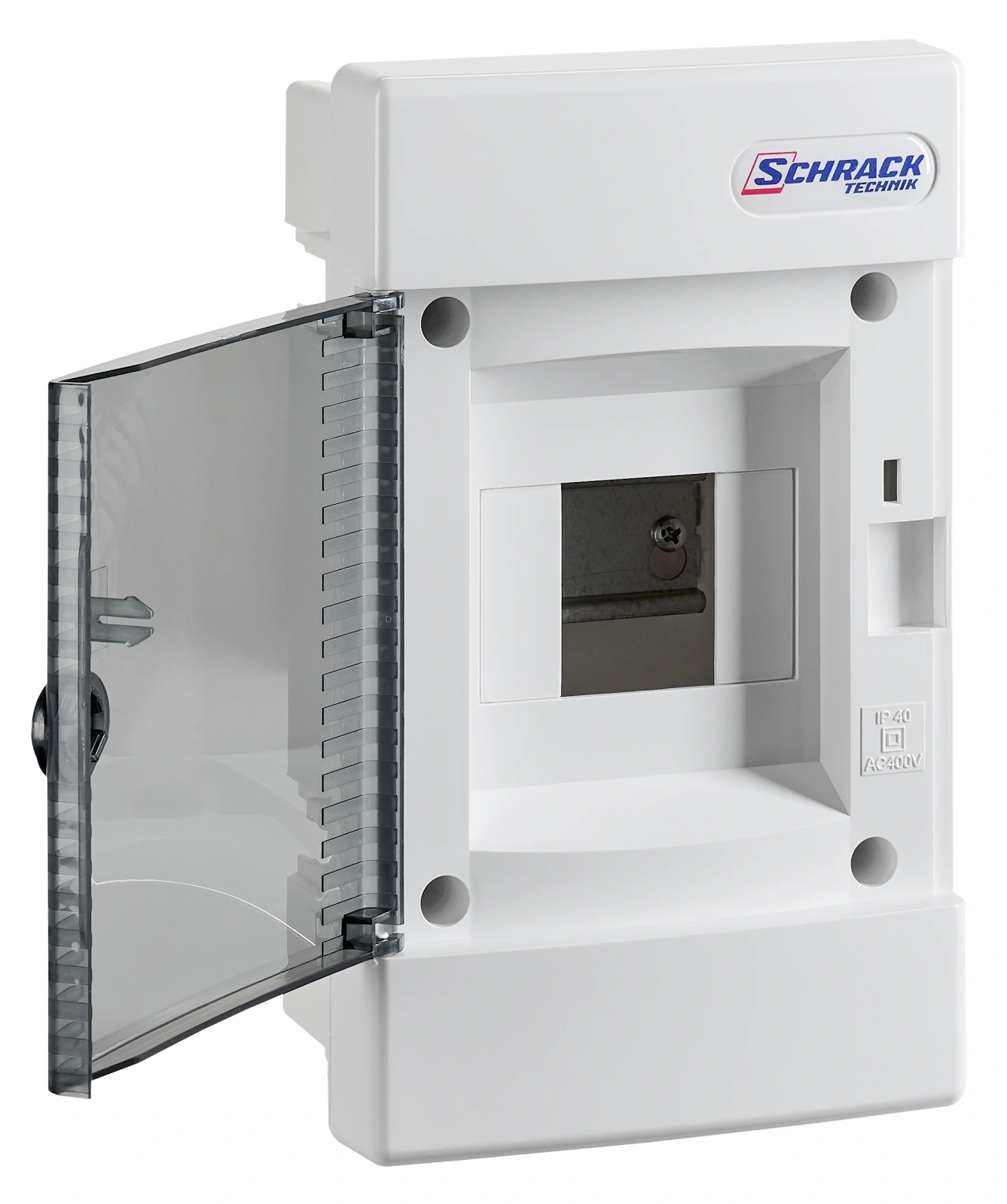 Flush-mounted enclosure 1-row, 4MW, for partition wall