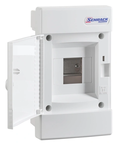Flush-mounted enclosure 1-row, 4MW, for partition wall