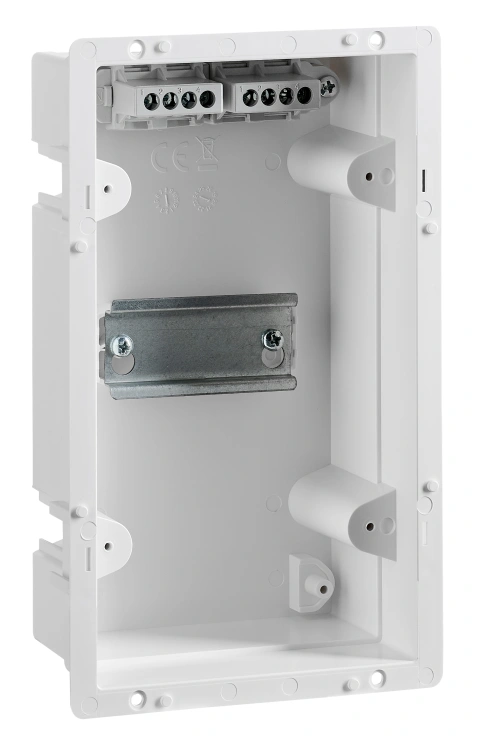 Flush-mounted enclosure 1-row, 4MW, for partition wall_4