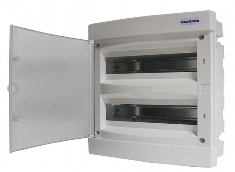 Flush-mounted enclosure 2-rows, 36MW, for partition wall