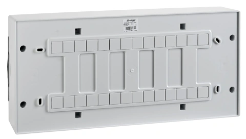 Cofret aparent, 24 UH, 1 rând, ușă transparentă, IP40_2