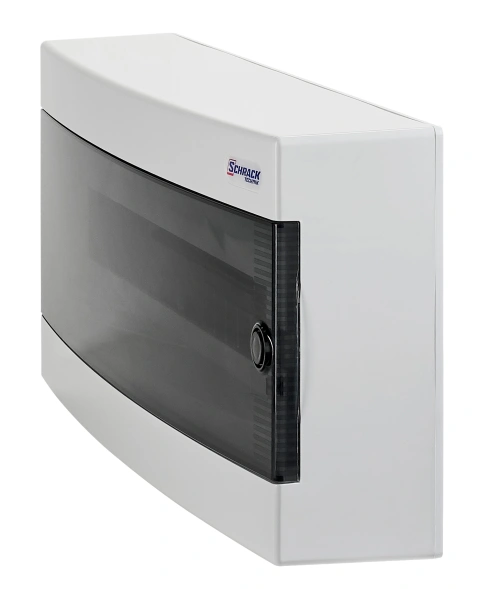 Cofret aparent, 24 UH, 1 rând, ușă transparentă, IP40_3