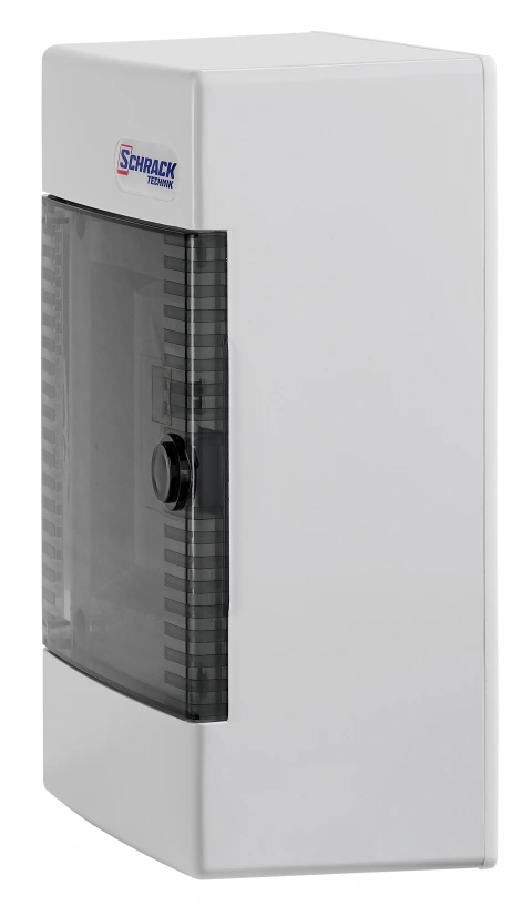 Cofret aparent, 4 UH, 1 rând, ușă transparentă, IP40_3