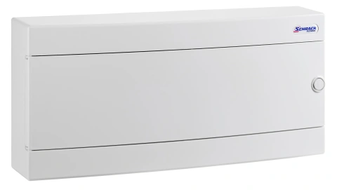 Dulap distrib. apl, 1 rând. 24UH, uşă din plastic alb mat_1