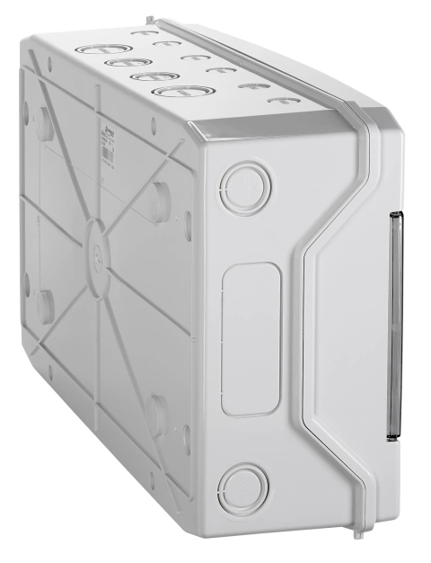 Cofret mural, 1rând, 18 UH (module), transparent IP65_3
