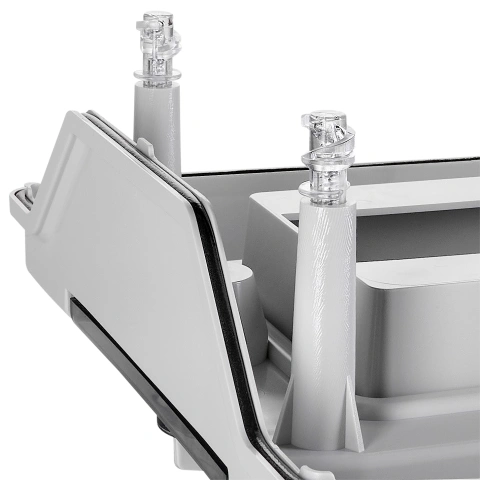 Cofret mural, 1rând, 18 UH (module), transparent IP65_6