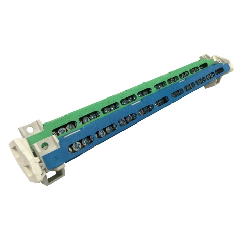 Bloc terminale cu șurub N/PE 15x16mm² 2xN/2xPE