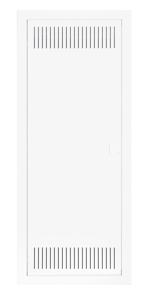 Flush-mounted media enclosure 5-rows - partition wall_1