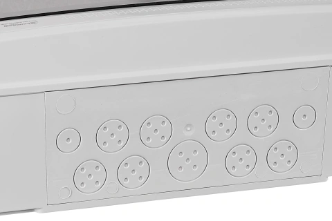 Dulap distrib. apl. IP65, 18UH, 1 rând. cu uşă transparentă_5