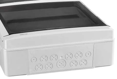 Dulap distrib. apl. IP65, 72UH, 4 rând. cu uşă transparentă_5