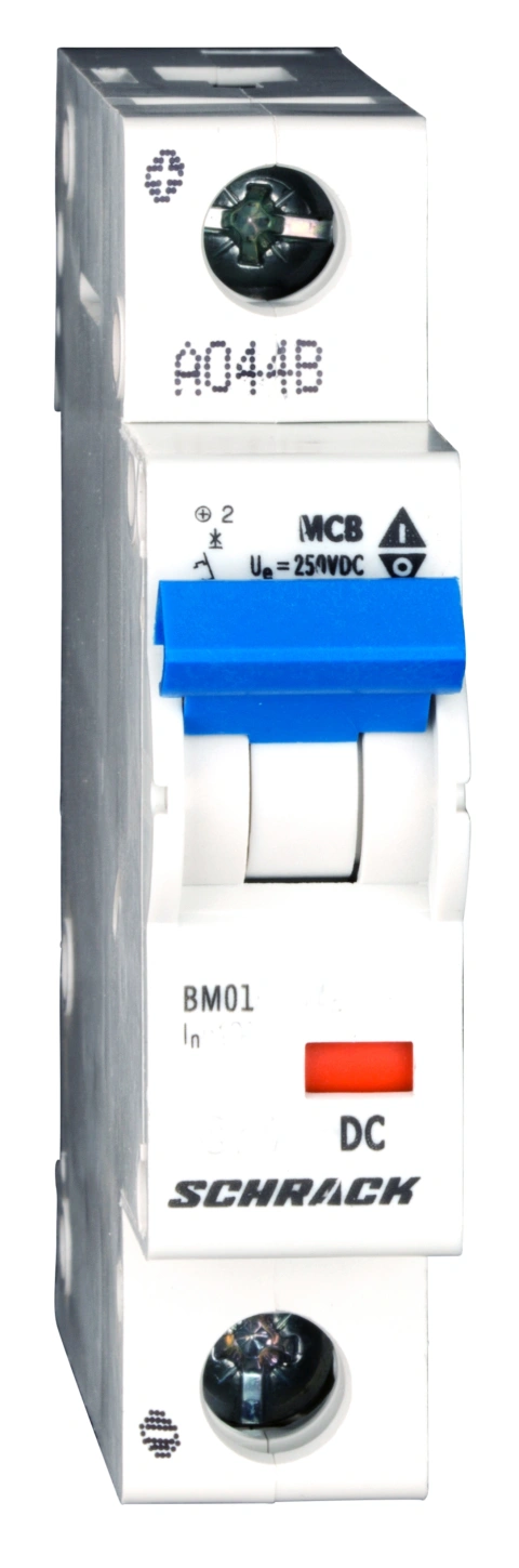 Miniature Circuit Breaker (MCB) DC-B2, 1-pole, 40° C, 10kA