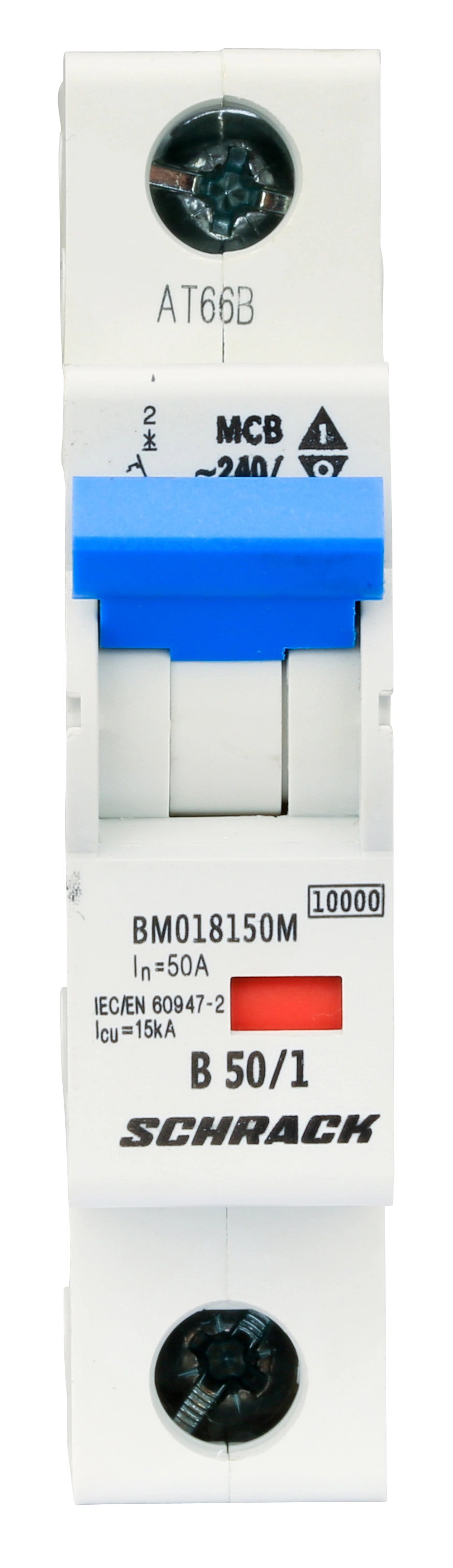 Miniature Circuit Breaker (MCB) B, 50A, 1-pole, 40° C, 10kA