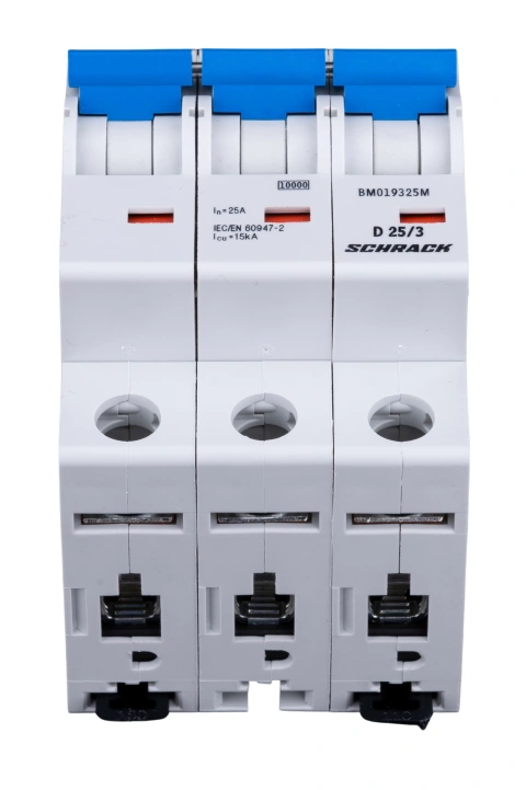 Miniature Circuit Breaker (MCB) D, 25A, 3-pole, 10kA, 40° C_1
