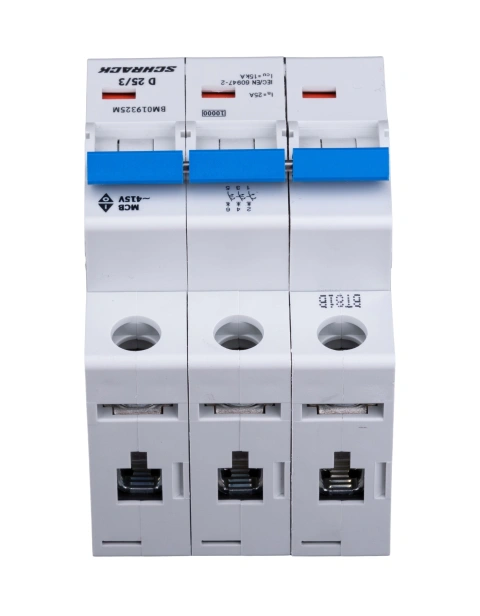 Miniature Circuit Breaker (MCB) D, 25A, 3-pole, 10kA, 40° C_5