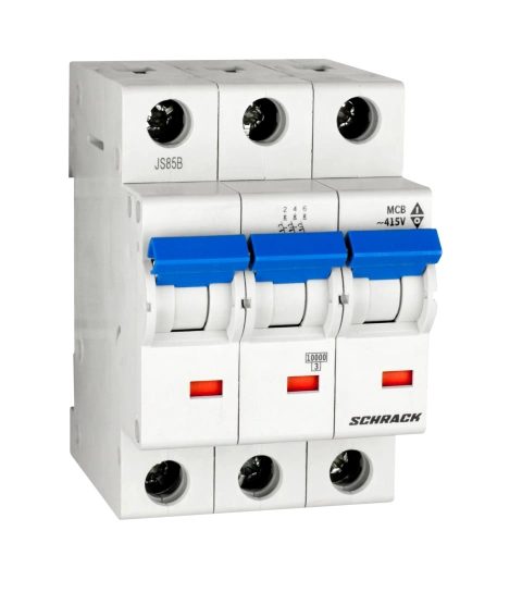 Miniature Circuit Breaker (MCB) D, 40A, 3-pole, 10kA, 40° C
