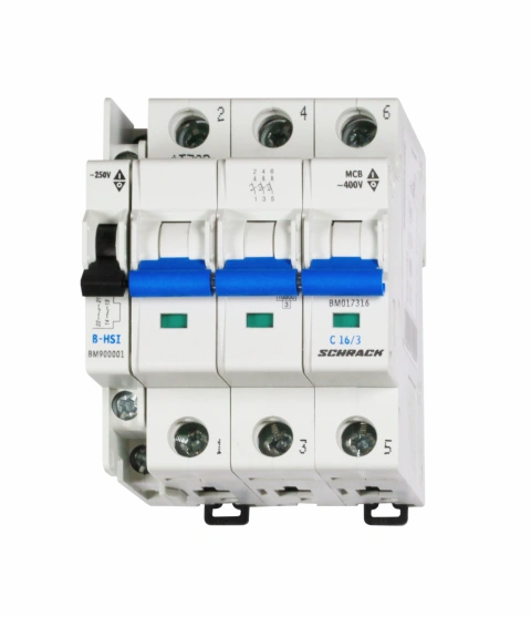 Contact auxiliar 5-250V/4A, 1 ND + 1 NI fix. cu înclichetare_3