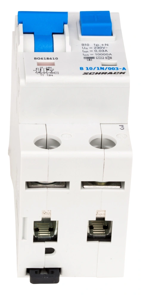 Întreruptor automat+diferenţial, B10/30mA, 10kA, tip A, 1P+N_1