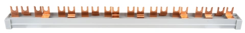 Baretă furcă compactă, 1xRCCB 4 poli, 8xMCB 1+N, 20 M,10 mmp_4
