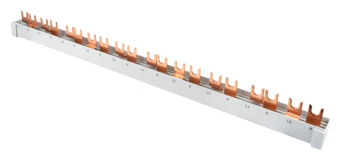 Baretă furcă compactă, 1xRCCB 4 poli, 8xMCB 1+N, 20 M,10 mmp_7