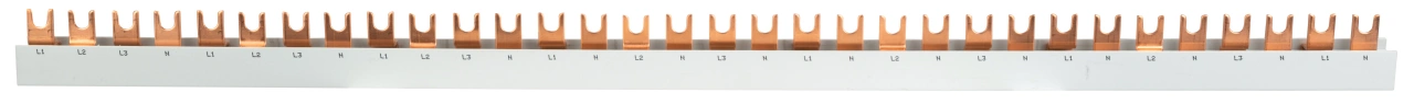 Baretă furcă,1xRCCB 4 poli, 2xMCB 3+N, 10xMCB 1+N,32 M,10mmp