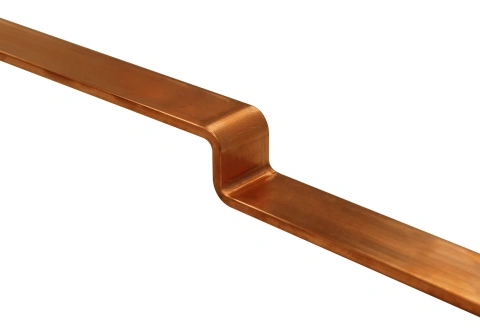 Bară de cupru 30x5mm ambutisat, 355+550mm