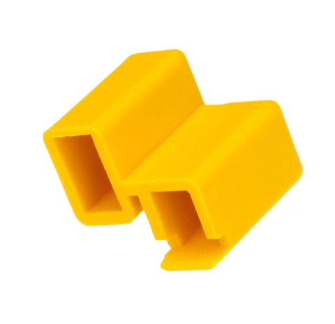 Protection-cover yellow for pin busbar on 1 MW_1
